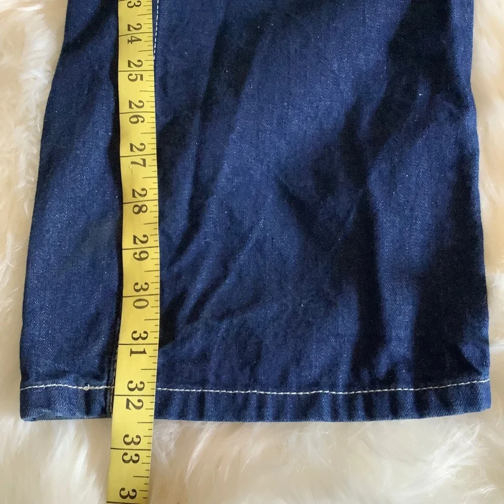 Carhartt FR Mens Flame Resistant Work Pants Navy Blue Carpenter Dungaree 34x32 - Picture 14 of 16